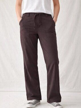 Lucy Flex Cargo Trail Pants Activewear Gorpcore Brown Size Small Short